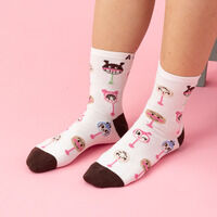 ペロペロチョコ総柄ソックス 大人