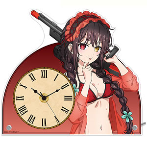 アニメ「デート・ア・ライブV」 描き下ろし 時崎狂三 デート・ア・バカンスver. アクリルスタンド時計