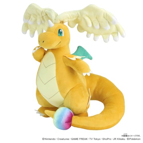 タカラトミー(TAKARA TOMY) ポケットモンスター ポケモンぬいぐるみ メガカイリュー 高さ 約33cm