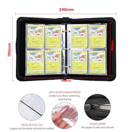 Extalas プレイマット ワンピースカードゲーム用 24x24インチ 4ポケットカードバインダーセット カード容量400枚以上