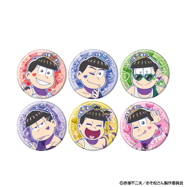 缶バッジ「おそ松さん」02/ギャル男ver. 描き下ろしイラスト 6個入りBOX