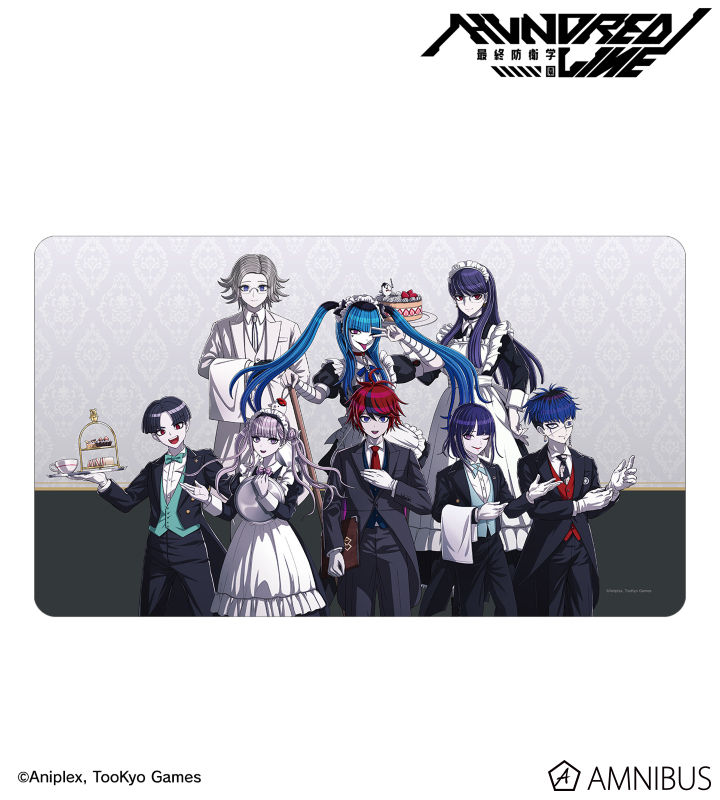 描き下ろし 集合 メイド&執事ver. マルチデスクマット