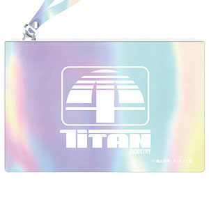 ミルキー☆サブウェイ オーロラPVCポーチ タイタンロゴ