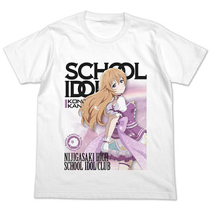 ラブライブ!虹ヶ咲学園スクールアイドル同好会 近江彼方 フルカラーTシャツ オフィシャルカードゲームVer./WHITE-S