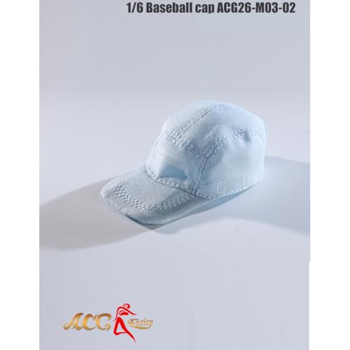 HiPlay JIAOUDOLL 1/6 ベースボールキャップ ACG26-M03-02J ライトブルー フィギュア用 アクセサリー 付属品