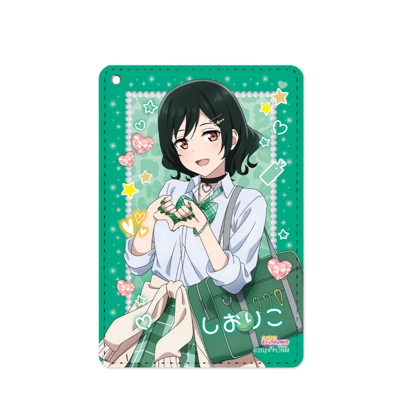 ラブライブ！虹ヶ咲学園スクールアイドル同好会 描き下ろし 三船栞子 ギャル制服ver. 1ポケットパスケース