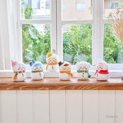 エニマイくじ ちいかわ ゆきだるまになっちゃった！ E賞 マスコット ぬいぐるみ (全6種セット)