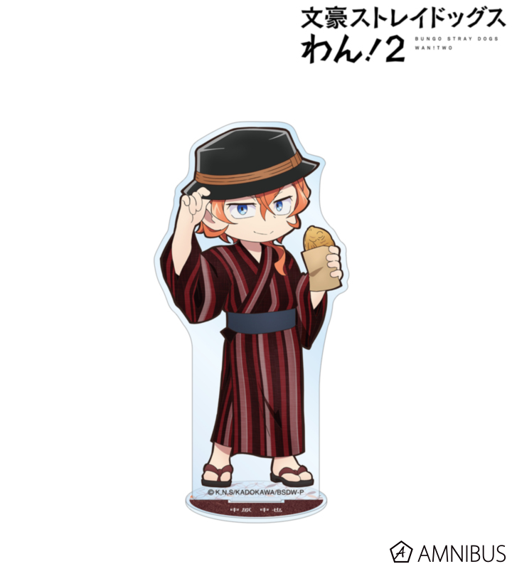 描き下ろし 中原中也 浴衣で食べ歩きver. アクリルスタンド