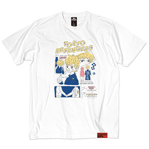 TVアニメ『東京リベンジャーズ』 第3弾 天竺編 チェキフォトTシャツ 1(武道) ホワイト L