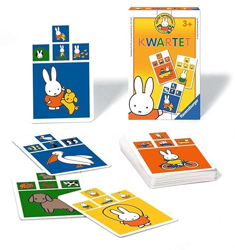 Ravensburger（ラベンスバーガー） ボードゲーム ミッフィー カルテット （絵を集めるゲーム） 20716 9 対象年齢 3歳~ 【テーブルゲーム、知育ゲーム、プレゼント（誕生日/クリスマス）】