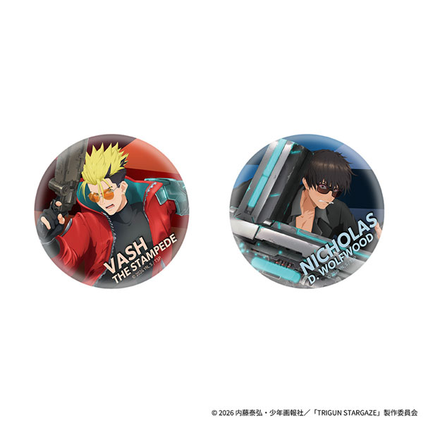 TRIGUN STARGAZE メタリック缶バッジセット[東宝]《０７月予約》