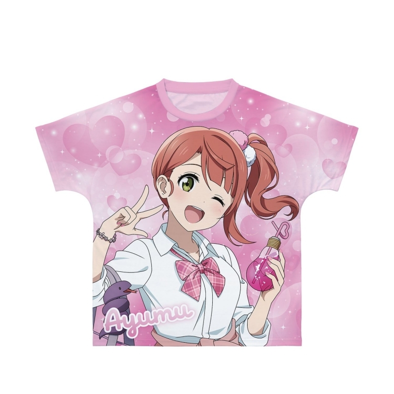 ラブライブ！虹ヶ咲学園スクールアイドル同好会 描き下ろし 上原歩夢 ギャル制服ver. フルグラフィックTシャツユニセックス(サイズ/L)
