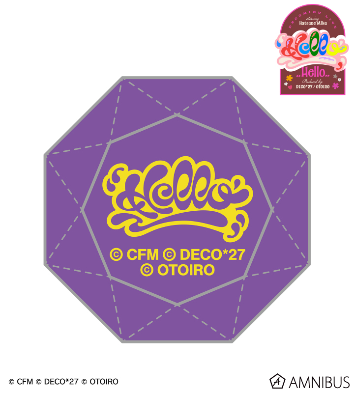 デコミク LIVE 2026『Hello』ライブロゴ ジュエルリングライト ver.C