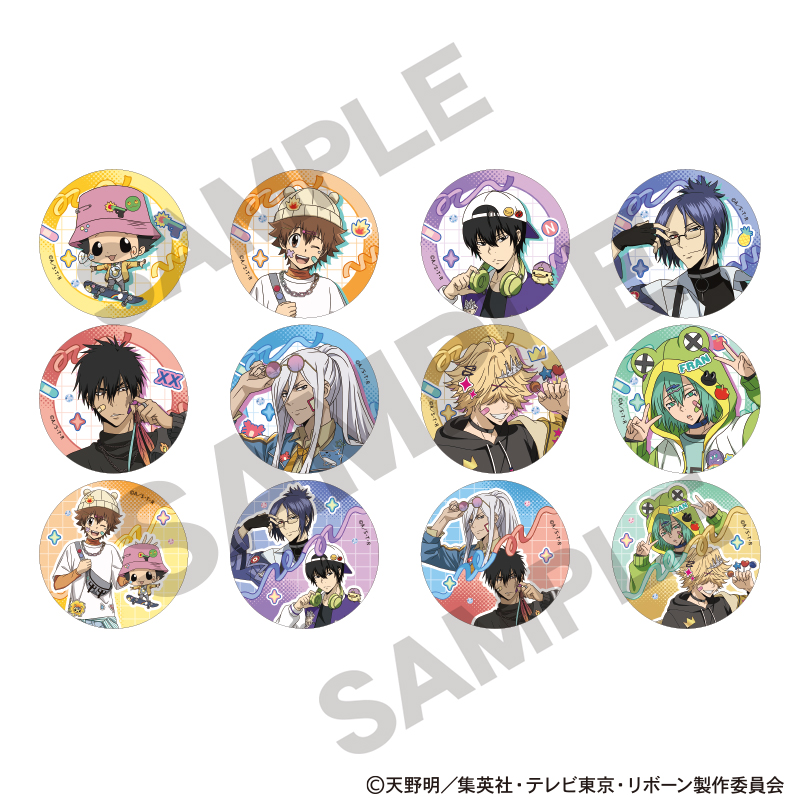 家庭教師ヒットマンREBORN！_トレーディング缶バッジ デコラファッション【コンプリートBOX/12個入り】