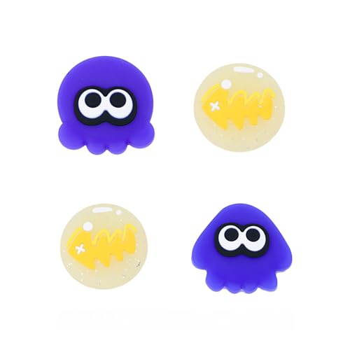 [YAYANA]スプラトゥーン3 Switch 2/oled カバー 分体式設計 着脱簡単 ドック対応 全面保護 マット透明 超耐衝撃 指紋・傷防止 ニンテンドースイッチ OLED クリスマスプレゼント (Switch2,コントローラーキャップ)