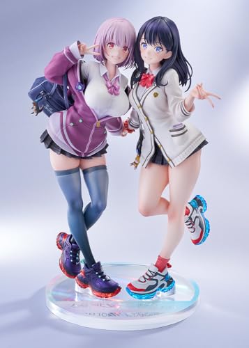 グッドスマイルカンパニー[GOOD SMILE COMPANY] SSSS.GRIDMAN 宝多六花＆新条アカネ feat.トリダモノ 1/7スケール プラスチック製 塗装済み完成品フィギュア