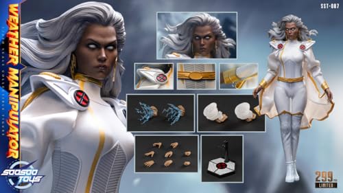 [Tbmodel] Soosootoys 1/6 フィギュア用 Weather Manipulator 素体 ヘッド 服セット アクセサリー ボディー アクションフィギュア SST087