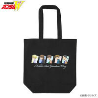 新機動戦記ガンダムW 横顔イラスト トートバッグ
