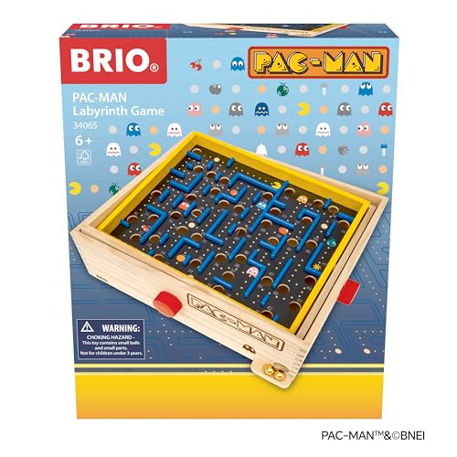 BRIO (ブリオ) ラビリンスゲーム パックマン 34065 対象年齢 6歳~ 【おもちゃ 玩具 木製おもちゃ ゲーム プレゼント（誕生日/クリスマス）】