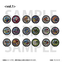 「ガンダムマンホールプロジェクト」 トレーディングミニステッカーvol.1【全18種・ランダム18枚入】