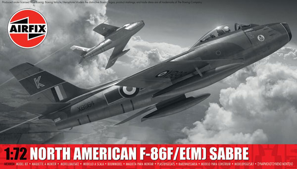 1/72 ノースアメリカン F-86F/E(M) セイバー プラモデル