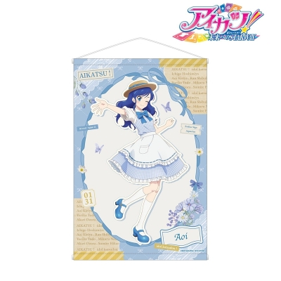 【グッズ-タペストリー】アイカツ！ 10th STORY ～未来へのSTARWAY～ 描き下ろし 霧矢あおい カントリーワンピースver. B2タペストリー【再販】