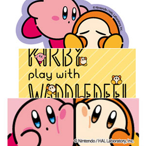 カービィ play with ワドルディ キャラスタムステッカー パステル