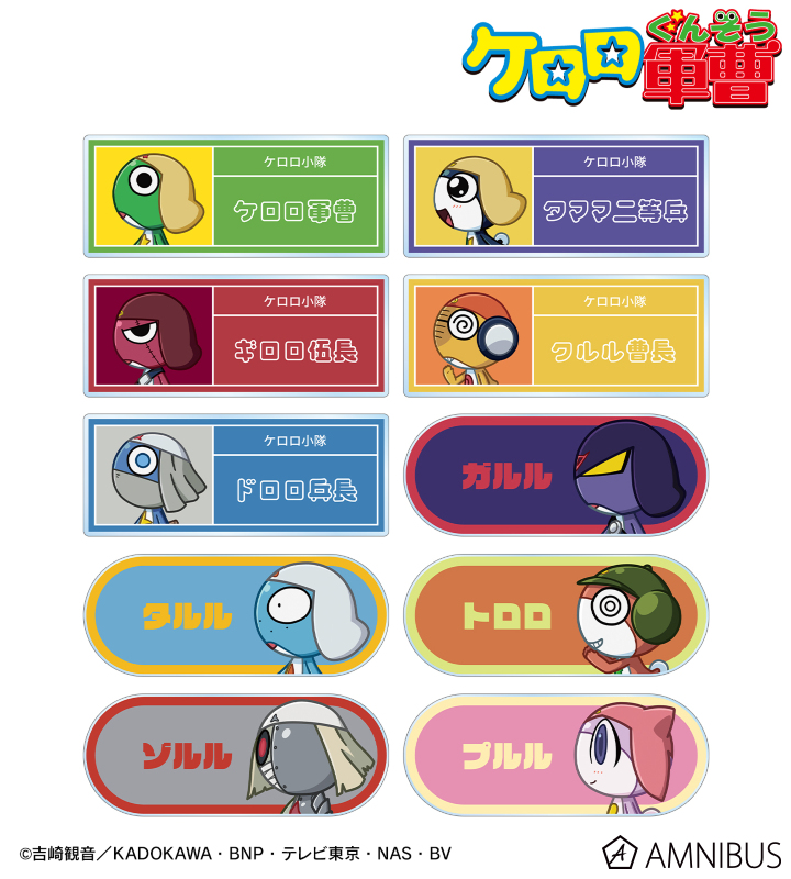 トレーディング ちびとこ アクリルネームプレート ver.B