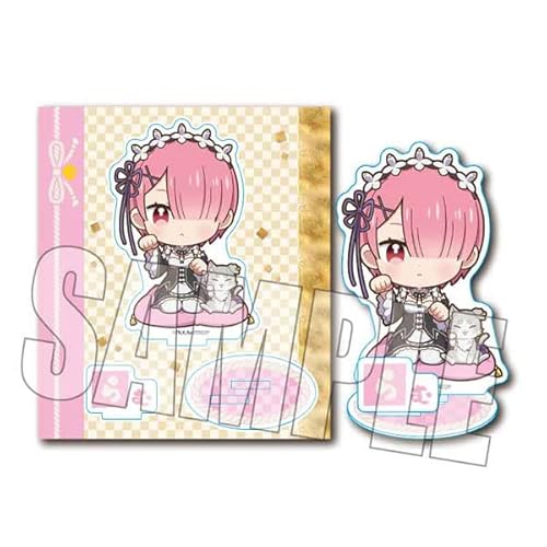 ベルハウス まねきねこアクリルスタンド Re:ゼロから始める異世界生活 ラム 約W110×H125mm アクリル製