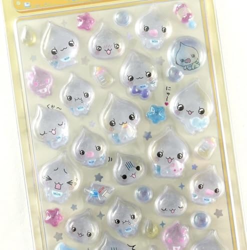 3dシール 可愛いシール 3枚セット 携帯電話飾り用 DIY用 手帳用 貼り付け可能 手芸用品大容量 スマホケース 手帳 diy 贈り物ごほうび (SX15)