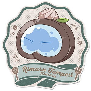 転生したらスライムだった件 ぷちちょこマグネットステッカー[ロールケーキリムル]カフェごはんver.