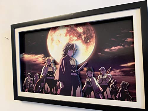 AooCare 鬼滅の刃 竈門炭治郎 禰豆子 画 周辺 グッズ 立体絵 飾り 絵飾り 壁飾り 手作り ３D 立体 プレゼント DIY インテリア オリジナル…