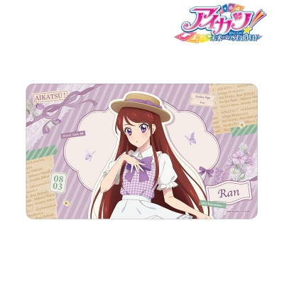【グッズ-デスクマット】アイカツ！ 10th STORY ～未来へのSTARWAY～ 描き下ろし 紫吹 蘭 カントリーワンピースver. マルチデスクマット【再販】