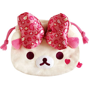 CA88702 リラックマ 「コリラックマいっぱい」 ぬいぐるみ巾着