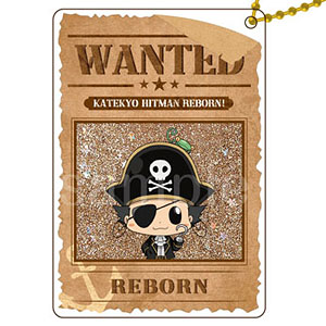 「家庭教師ヒットマンREBORN！」描き下ろし パイレーツ衣装 グリッターキーホルダー 01.リボーン