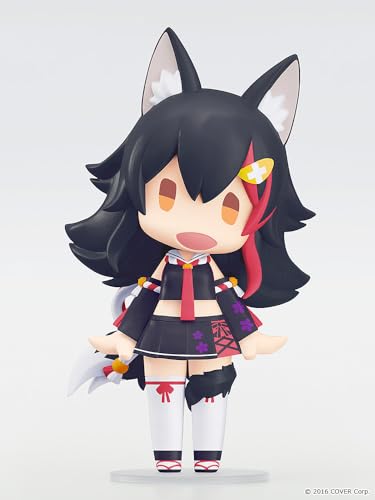 HELLO! GOOD SMILE ホロライブプロダクション 大神ミオ ノンスケール プラスチック製 塗装済み可動フィギュア