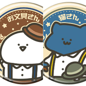 缶バッジ「お文具といっしょ」21/レトロデパートver. 描き下ろしイラスト 6個入りBOX