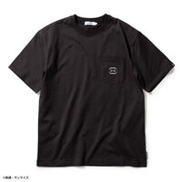 STRICT-G BASIC『機動戦士ガンダム 閃光のハサウェイ キルケーの魔女』ポケット付き刺繍Tシャツ Ξ(クスィー)ガンダム スミクロ