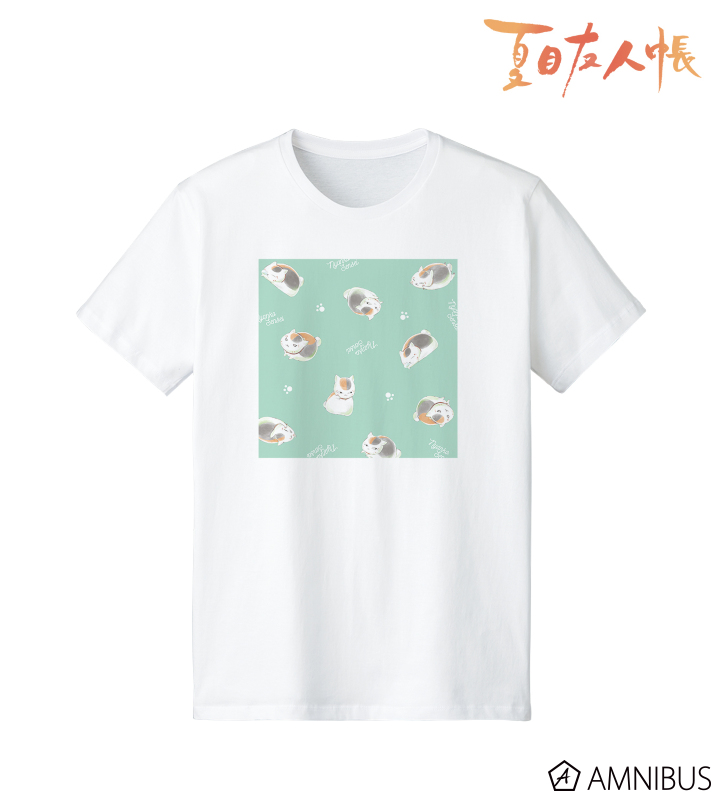 ニャンコ先生 Ani-Art Tシャツ ミドリ/レディース