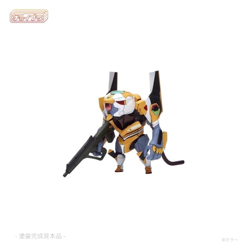 キャビコ チョイプラシリーズ 新世紀エヴァンゲリオン エヴァンゲリオン零号機(改) 全高約48mm ノンスケール プラモデル MIM-0731-EVY