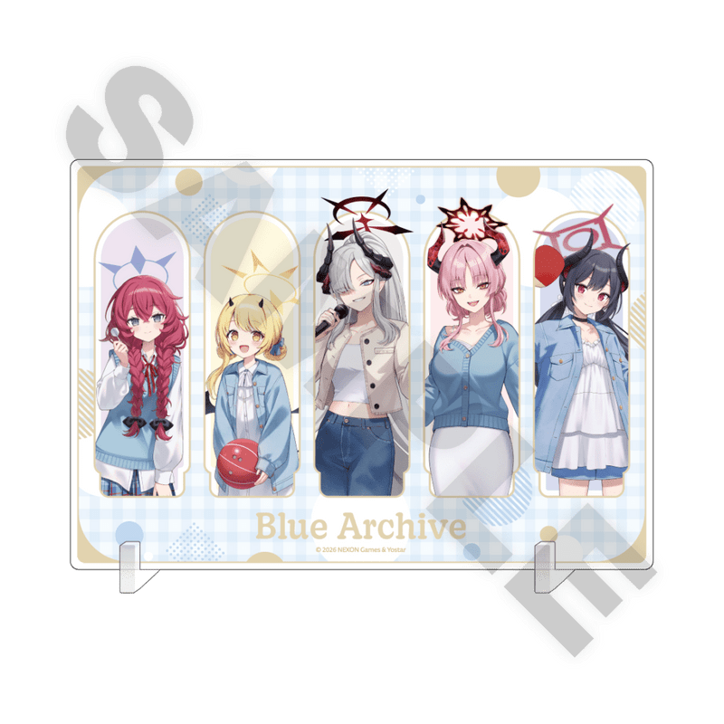 「9月中旬頃以降発送」ブルーアーカイブ×ラウンドワン アクリルパネル