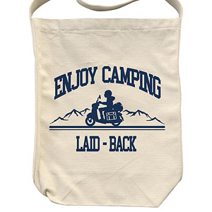 『ゆるキャン△ SEASON3』 シルエットバイク志摩リン ショルダートート/NATURAL