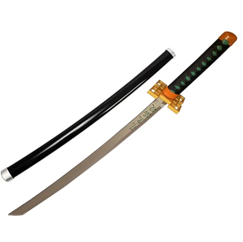 KEENNESS 子供用 ABS 長さ:77CM 子供 鬼滅の刃 日輪刀 鬼殺隊 完成度高い 模造刀 模擬刀 剣 武器 (時透無一郎刀 子供用)