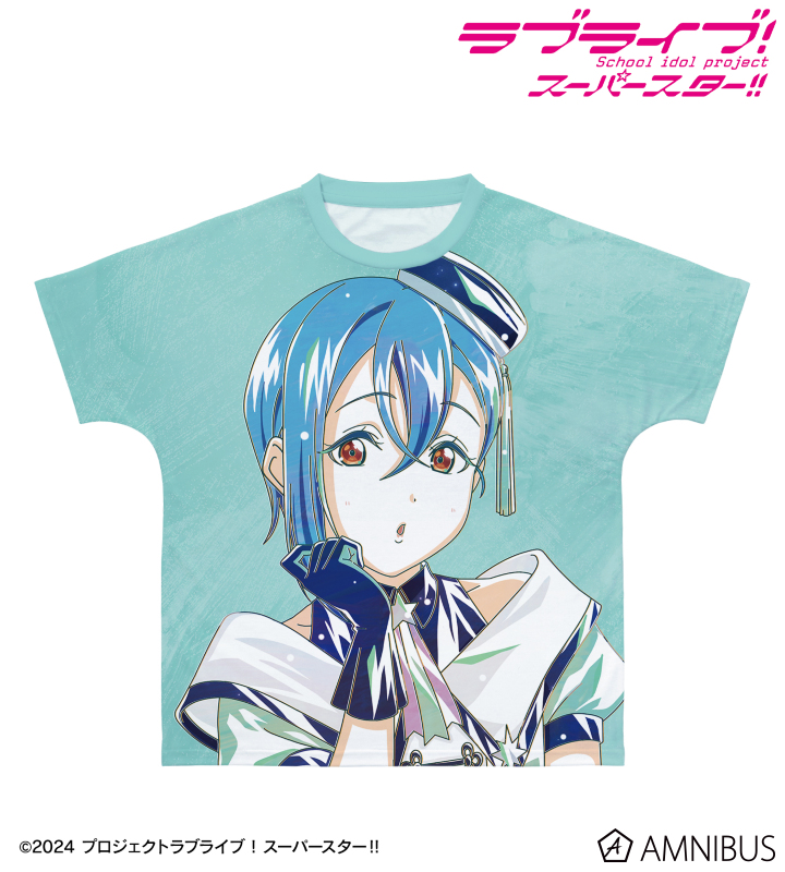描き下ろし 若菜四季 スーパースター!!ver. Ani-Art フルグラフィックTシャツ