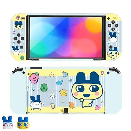 たまごっち グッズ Switch 2保護ケース Switch/OLED カバー 分体式カバー ゲーム機保護カバー 多機種対応 耐衝撃 軽量 総合保護 着脱簡単 コレクション 萌えグッズ 可愛い 贈り物 ギフト 非公式 (OLED適用ケース セット02) [並行輸入品]