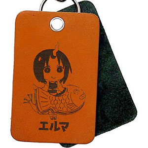 「小林さんちのメイドラゴン さみしがりやの竜」レザースクエアチャーム エルマ