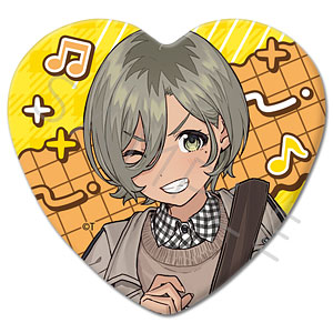 アニメ『ガールズバンドクライ』第5弾 ハート型缶バッジ ZH (ルパ)