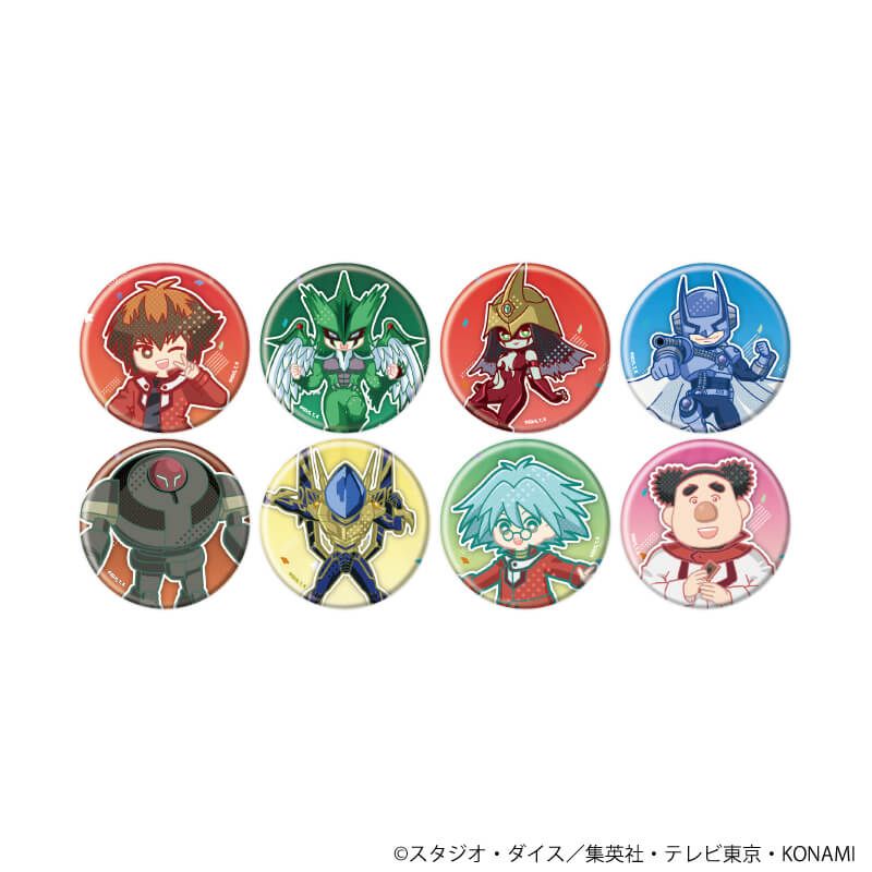 缶バッジ「遊☆戯☆王デュエルモンスターズGX」14/コンプリートセット(全8種)(POP Artイラスト)