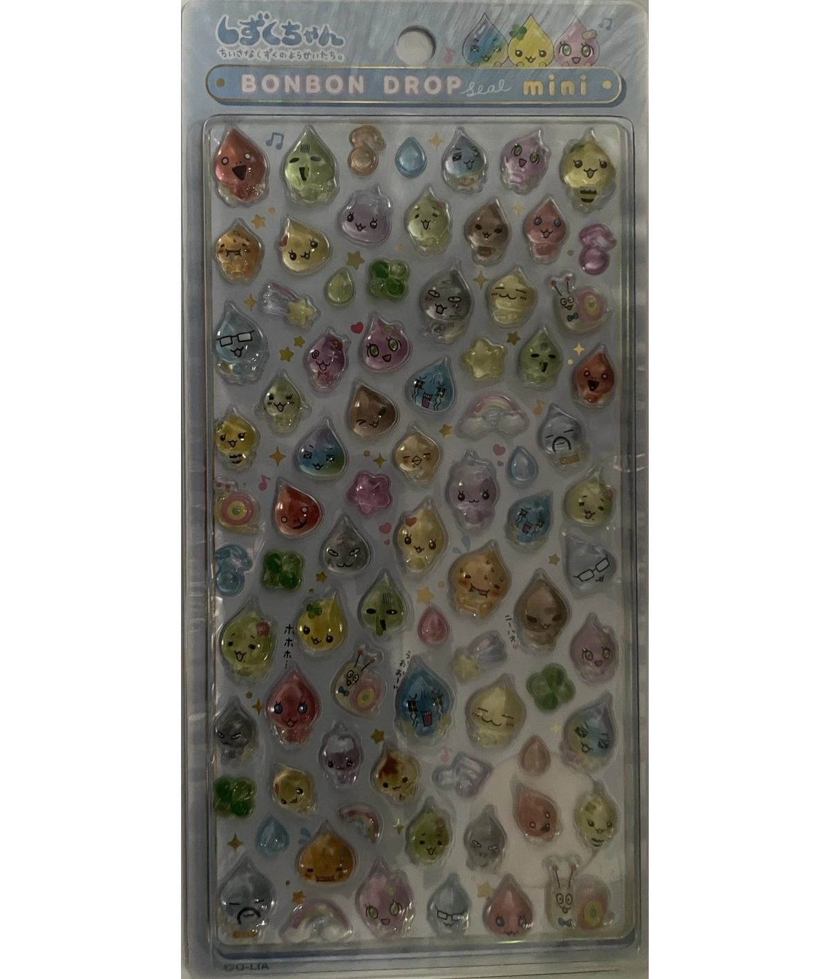 【購入制限対象】ボンボンドロップシール ミニ しずくの森のなかまたち クーリア