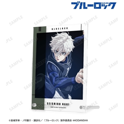 【グッズ-置きもの】TVアニメ『ブルーロック』 凪 誠士郎 キャラクタービジュアル ダブルアクリルパネル【再販】